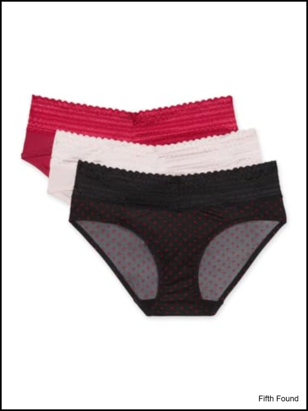 Warner's Women's 3 Pack No Muffin Top Hipster Panties